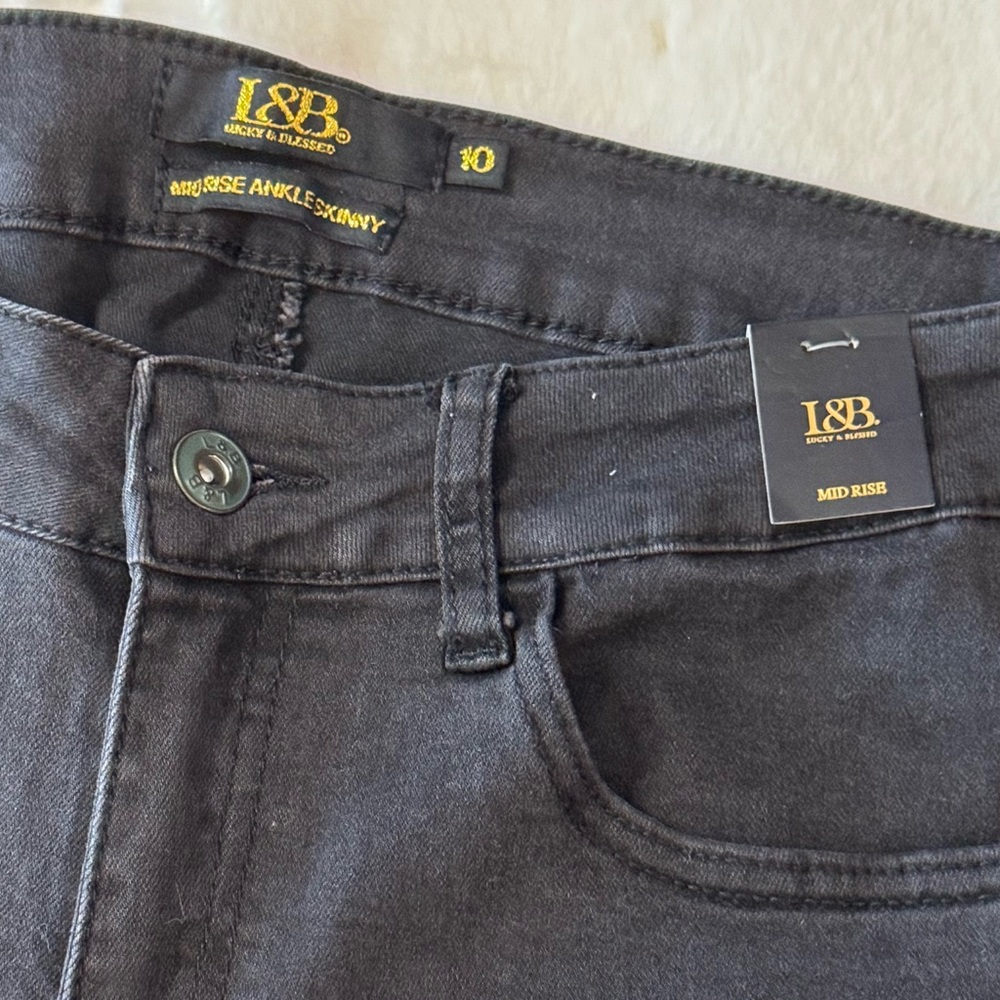 Lucky & Blessed Black Fringe Skinny Jeans - Picture 8 of 12